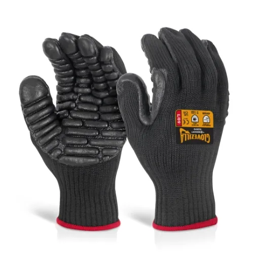 Beeswift Glovezilla Anti Vibration Gloves Black